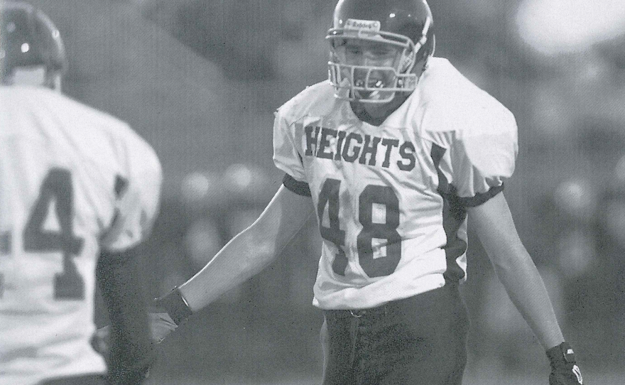 Travis Kelce during his youth in Cleveland Heights, Ohio
