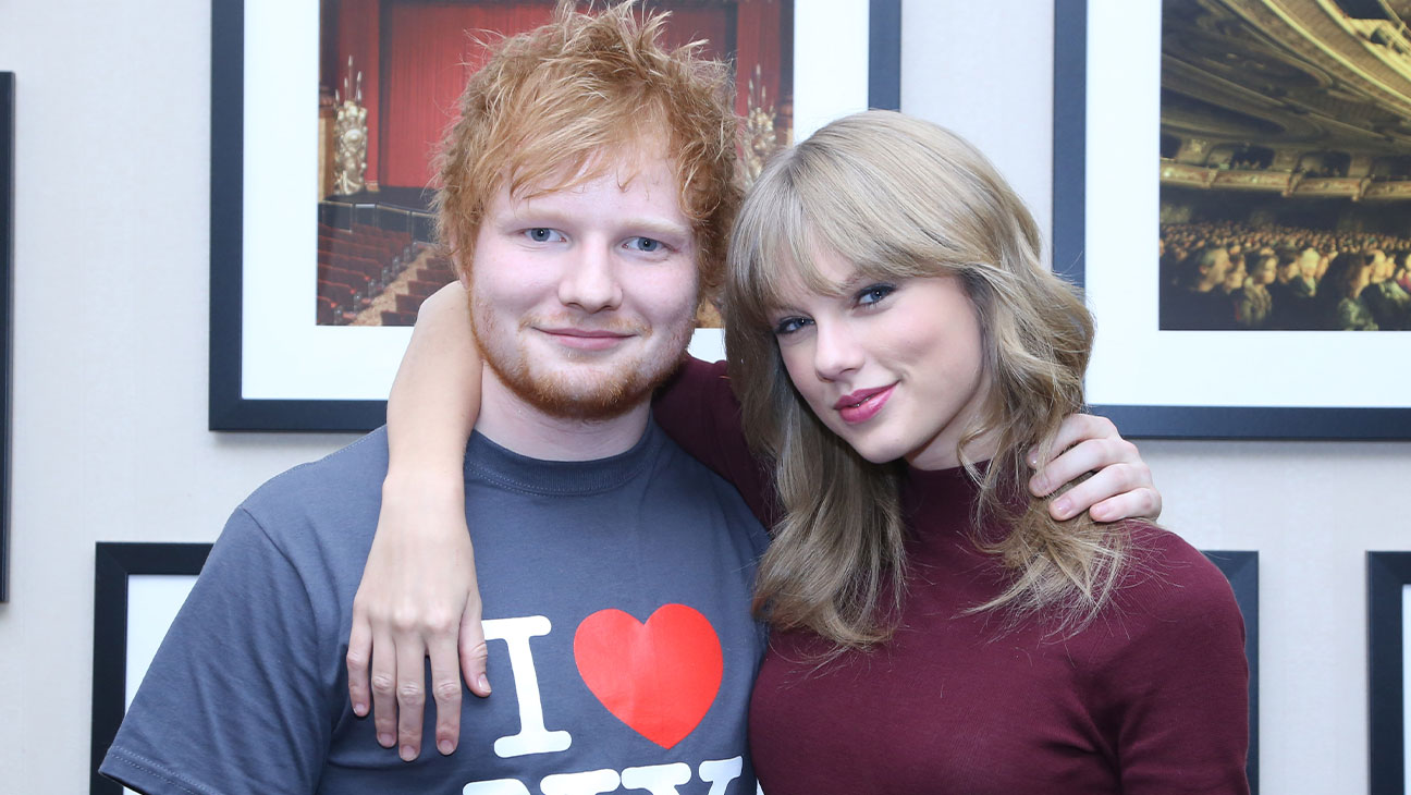 Ed Sheeran and Taylor Swift together at music event
