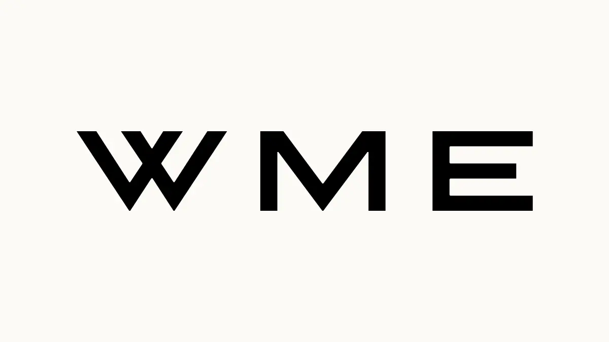 WME talent agency logo and branding