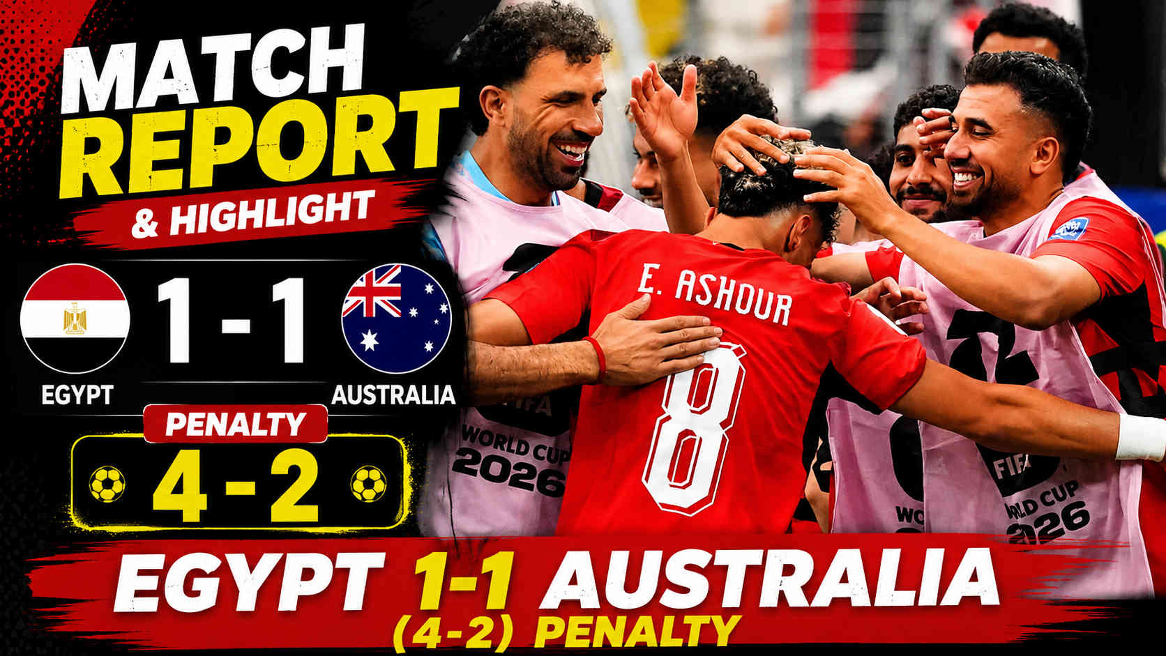 Egypt Pharaohs Make World Cup - How Egypt Got Past Australia