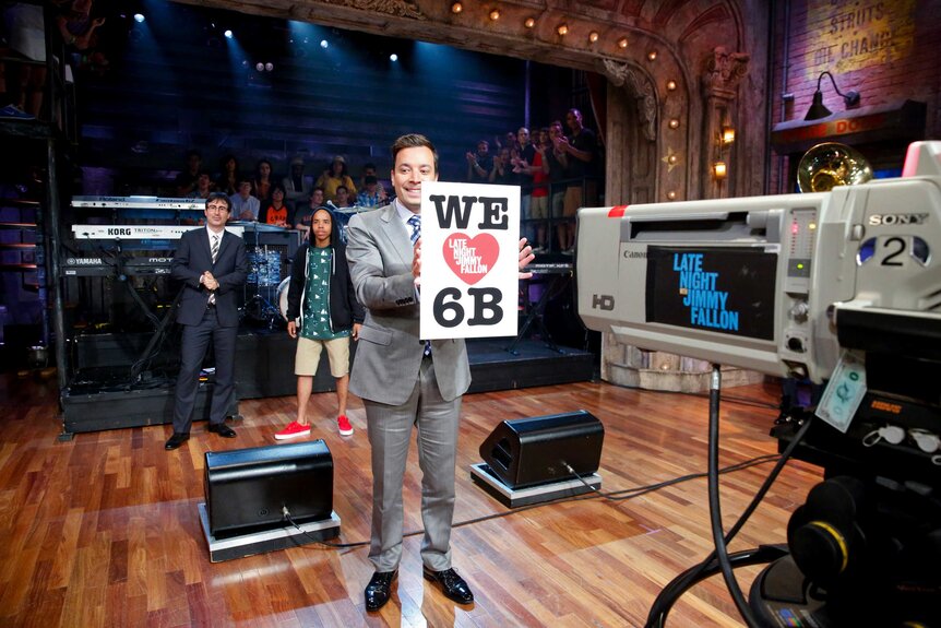 The Tonight Show set at 30 Rockefeller Plaza NBC