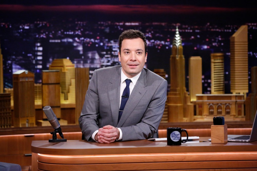 Jimmy Fallon hosting The Tonight Show at NBC