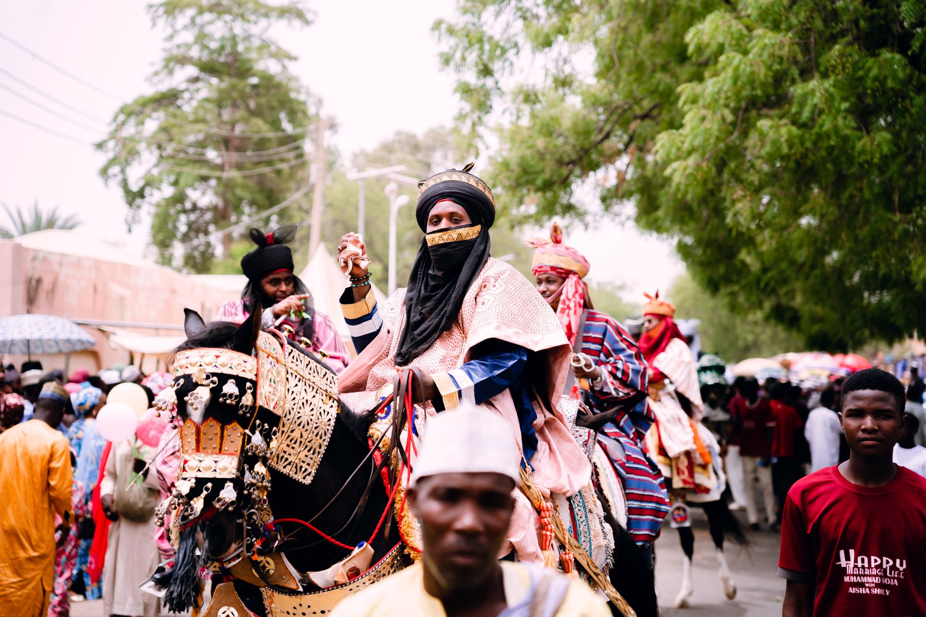 Thousands of young Nigerians at MTN's The Gathering on 100 event in Kano