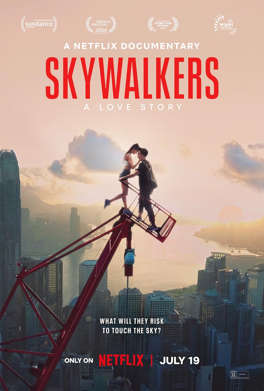 Skywalkers A Love Story Netflix documentary promotional image