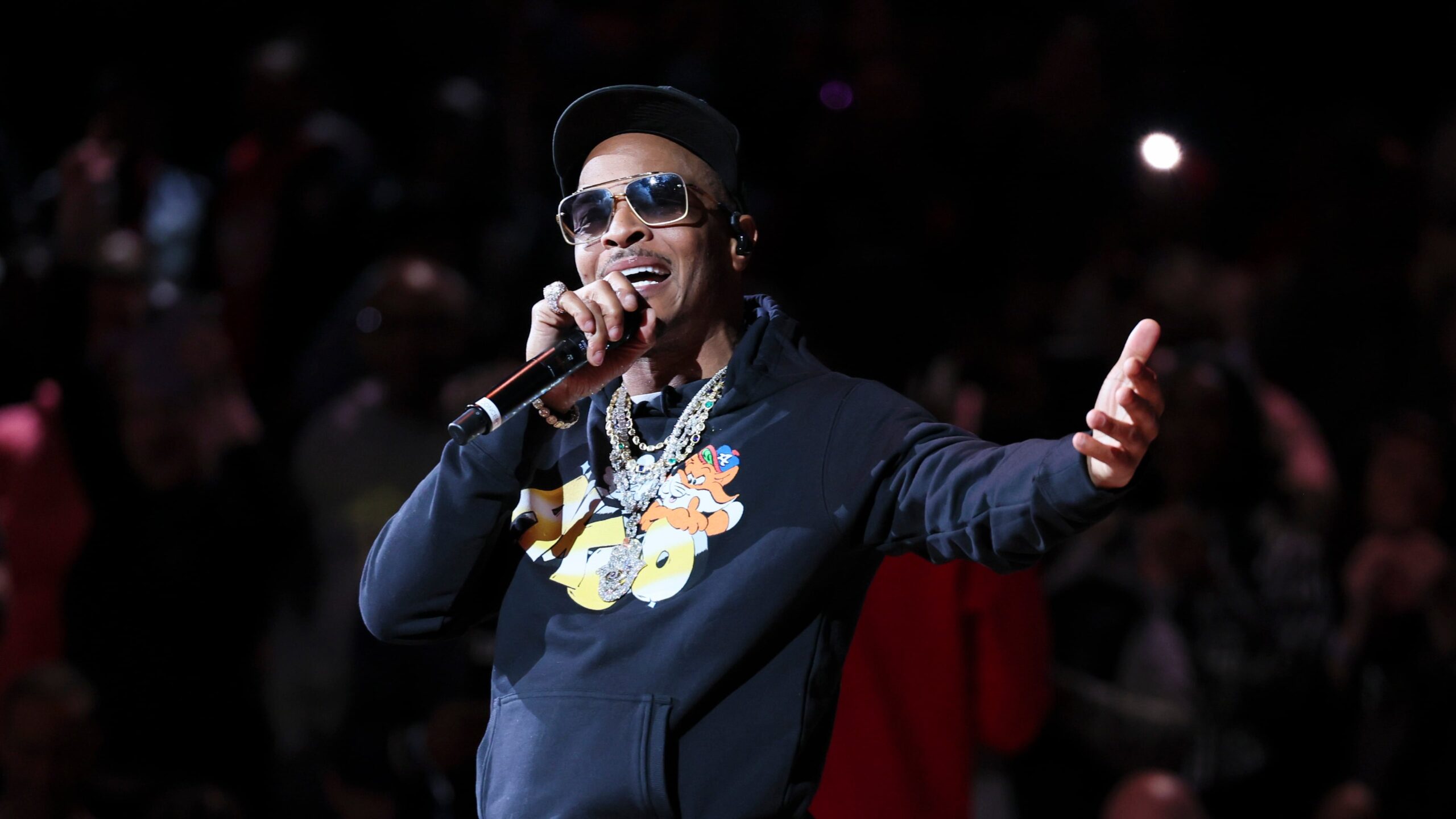 T.I. rapper performing on stage