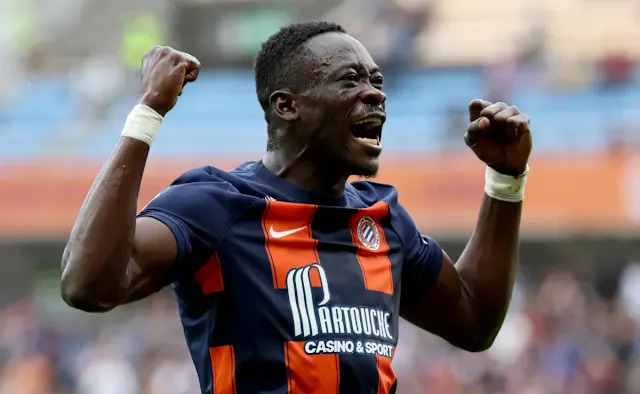 Akor Adams in action during his time at Montpellier HSC